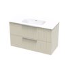Array Riada Serifos 1000 Double Drawer Wall Vanity
