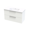 Array Riada Serifos 1000 Double Drawer Wall Vanity