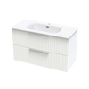 Array Riada Nera 1015 Double Drawer Wall Vanity