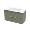 Array Riada Nera 1015 Double Drawer Wall Vanity