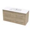 Array Berlin Nera 1215 4 Drawer Wall Vanity