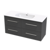 Array Berlin Nera 1215 4 Drawer Wall Vanity