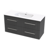 Array Kawhia Nera 1215 4 Drawer Wall Vanity