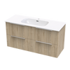 Array Riada Nera 1215 4 Drawer Wall Vanity