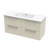Array Riada Nera 1215 4 Drawer Wall Vanity