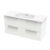 Array Riada Nera 1215 4 Drawer Wall Vanity