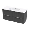 Array Riada Nera 1215 4 Drawer Wall Vanity