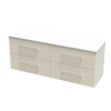 Array Kawhia Pro 1500 Double Basin 4 Drawer Wall Vanity