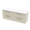 Array Riada Pro 1500 Double Basin 4 Drawer Wall Vanity