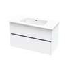 Nera Syrtari 1015 Double Drawer Wall Vanity