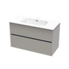 Nera Syrtari 1015 Double Drawer Wall Vanity