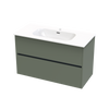 Nera Syrtari 1015 Double Drawer Wall Vanity