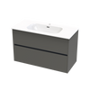 Nera Syrtari 1015 Double Drawer Wall Vanity