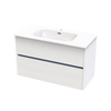 Nera Syrtari 1015 Double Drawer Wall Vanity
