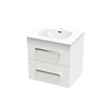 Verto Nera 600 Double Drawer Wall Vanity