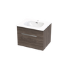 Verto Nera 600 1 Drawer Wall Vanity