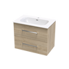 Verto Nera 750 Double Drawer Wall Vanity