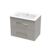 Verto Nera 750 Double Drawer Wall Vanity