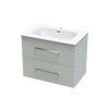 Verto Nera 750 Double Drawer Wall Vanity