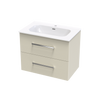 Verto Nera 750 Double Drawer Wall Vanity