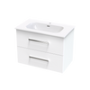 Verto Nera 815 Double Drawer Wall Vanity