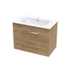 Verto Nera 815 Double Drawer Wall Vanity