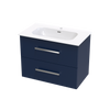 Verto Nera 815 Double Drawer Wall Vanity