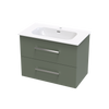 Verto Nera 815 Double Drawer Wall Vanity