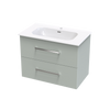 Verto Nera 815 Double Drawer Wall Vanity
