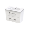 Verto Nera 815 Double Drawer Wall Vanity