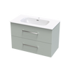Verto Nera 900 Double Drawer Wall Vanity