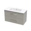 Verto Nera 1015 Double Drawer Wall Vanity