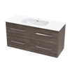 Verto Nera 1215 4 Drawer Wall Vanity