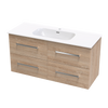 Verto Nera 1215 4 Drawer Wall Vanity