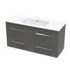 Verto Nera 1215 4 Drawer Wall Vanity