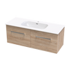 Verto Nera 1215 2 Drawer Wall Vanity