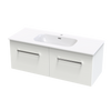 Verto Nera 1215 2 Drawer Wall Vanity