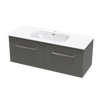 Verto Nera 1215 2 Drawer Wall Vanity
