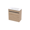 Alumino Serifos 500 Right Hinge Wall Hand Basin