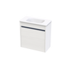 Alumino Serifos 500 Right Hinge Wall Hand Basin