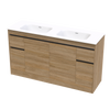 Alumino Serifos 1500 Double Basin Floor Vanity