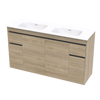 Alumino Serifos 1500 Double Basin Floor Vanity