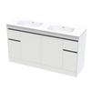 Alumino Serifos 1500 Double Basin Floor Vanity