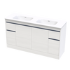 Alumino Serifos 1500 Double Basin Floor Vanity