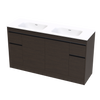 Alumino Serifos 1500 Double Basin Floor Vanity