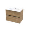 Syrtari Serifos 750 Double Drawer Wall Vanity