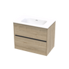 Syrtari Serifos 750 Double Drawer Wall Vanity