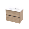 Syrtari Serifos 750 Double Drawer Wall Vanity