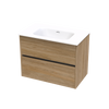 Syrtari Serifos 800 Double Drawer Wall Vanity