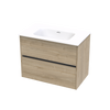 Syrtari Serifos 800 Double Drawer Wall Vanity